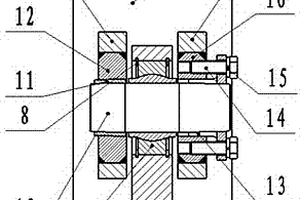 大型修磨机压下缸固定装置及其制作方法