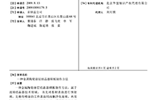 金属陶瓷涂层结晶器铜板制作方法