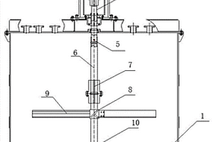 应用在浸出槽中的分体式搅拌装置