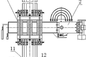 单柱双导电横臂旋转式电渣炉