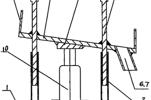 立式反应釜卸底部固体残渣的装置