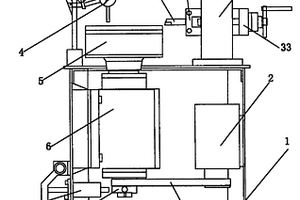 加工切片机刀盘的专用车削装置