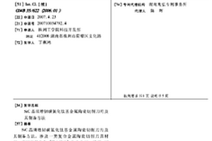 SIC晶须增韧碳氮化钛基金属陶瓷切削刀片及其制备方法
