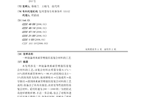 制备纳米碳管增强铝基复合材料的工艺