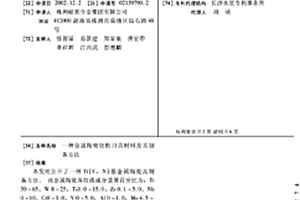 金属陶瓷切削刀具材料及其制备方法