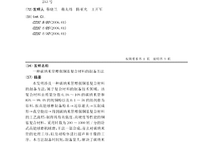 碳纳米管增强铜基复合材料的制备方法