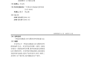 氮化铝陶瓷LED灯散热材料的制备方法