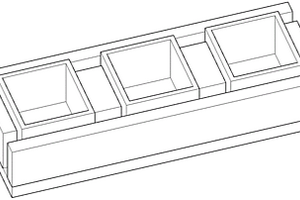 SMD-0.5陶贴封装产品烧结模具