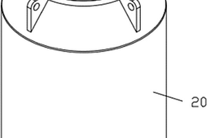 高温真空烧结炉用内旋锁紧抽真空料罐
