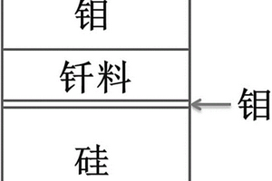 场发射器件中钼与硅基底焊接的方法