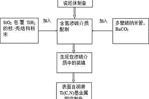 碳梯度原位形成的表面自润滑Ti(C,N)基金属陶瓷制备方法