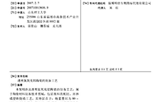 透明氮氧化铝陶瓷的制备工艺