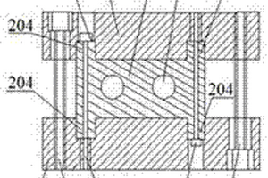 制备永磁材料径向柱的模具及其使用方法