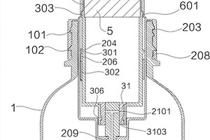 盖外操作的密封塞阀件式容器封闭装置，包装容器及其应用