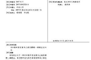 苯环酚羟基化聚苯乙烯基膦酸-磷酸盐及应用