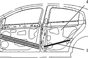 闭合截面车门防撞梁及汽车