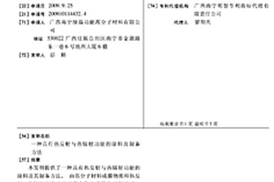 具有热反射与热辐射功能的涂料及制备方法