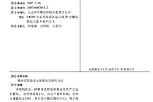 整体式背投显示屏幕及其制作方法
