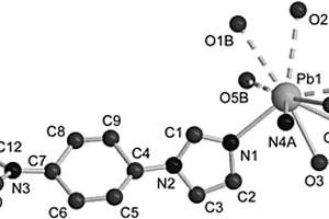 基于刚性双咪唑配体的铅配合物及其制备方法和应用
