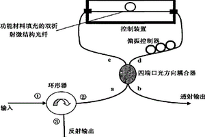 基于功能材料填充微结构光纤的可调谐干涉仪