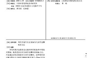 利用引晶生长法制备均匀球形金颗粒的方法