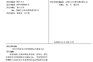 红外发射率可控的材料及其制备方法