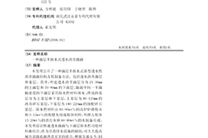 面层半保水式透水沥青路面