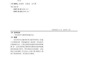 二氧化钛介孔微球的制备方法
