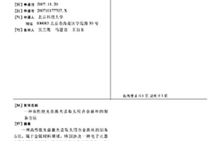 高性能光盘激光读取头用合金悬丝的制备方法