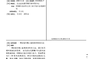 制备生物止血海绵材料的方法