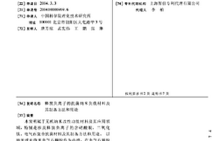 释放负离子的抗菌纳米负载材料及其制备方法和用途