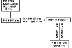 谷胱甘肽-金银合金纳米材料及其制备方法与应用