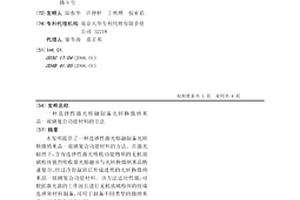 选择性激光熔融制备光转换微纳米晶-玻璃复合功能材料的方法