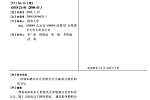 制备纳米多孔智能光化学敏感功能材料的方法