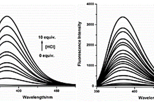 对酸性环境具有双荧光检测信号的分子传感器及应用