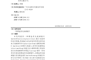 模造荧光玻璃镜片