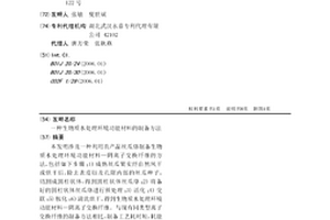 生物质水处理环境功能材料的制备方法