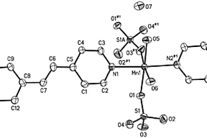 水合1,2-二(4-吡啶基)乙烯硫酸锰铁电功能材料及制备方法