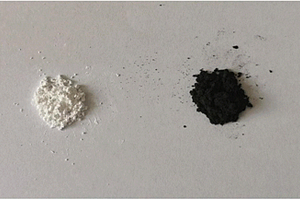 黑色碳酸钙的制备方法及其应用