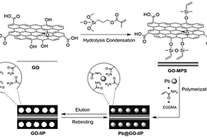 氧化石墨烯基铅离子印迹复合材料及其制备方法与应用