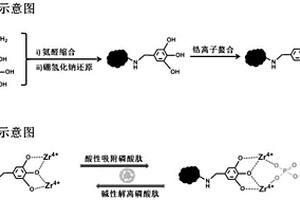 以纳米金刚石为基质的磷酸化肽吸附剂及其制备和应用