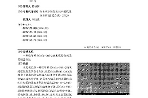 除甲醛的CoCa-OMS-2纳米线催化剂及其制备方法