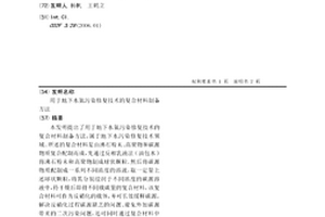 用于地下水氮污染修复技术的复合材料制备方法