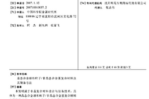 晶态合金球形粒子/非晶态合金基复合材料及其制备方法