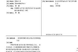简单的碳/碳化硅复合材料制造方法