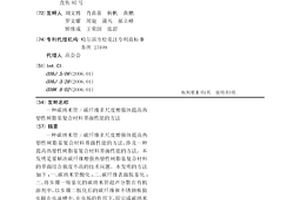 碳纳米管/碳纤维多尺度增强体提高热塑性树脂基复合材料界面性能的方法