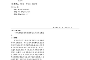 纳米复合材料中纳米粘土的冷冻分散方法