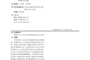 纳米Fe3O4/CeO2复合材料的制备方法及应用