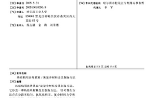 热结构用沥青基炭/炭复合材料及其制备方法