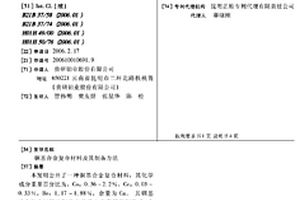 铜基合金复合材料及其制备方法